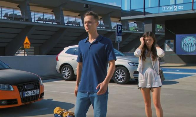 Barwy szczęścia odc. 2585. Józek Sałatka (Patryk Pniewski), Anka (Anna Bieżyńska)
