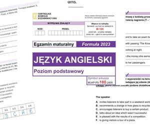 Matura 2025 angielski – ODPOWIEDZI, arkusze CKE, zadania w PDF do pobrania [7.05.2025]
