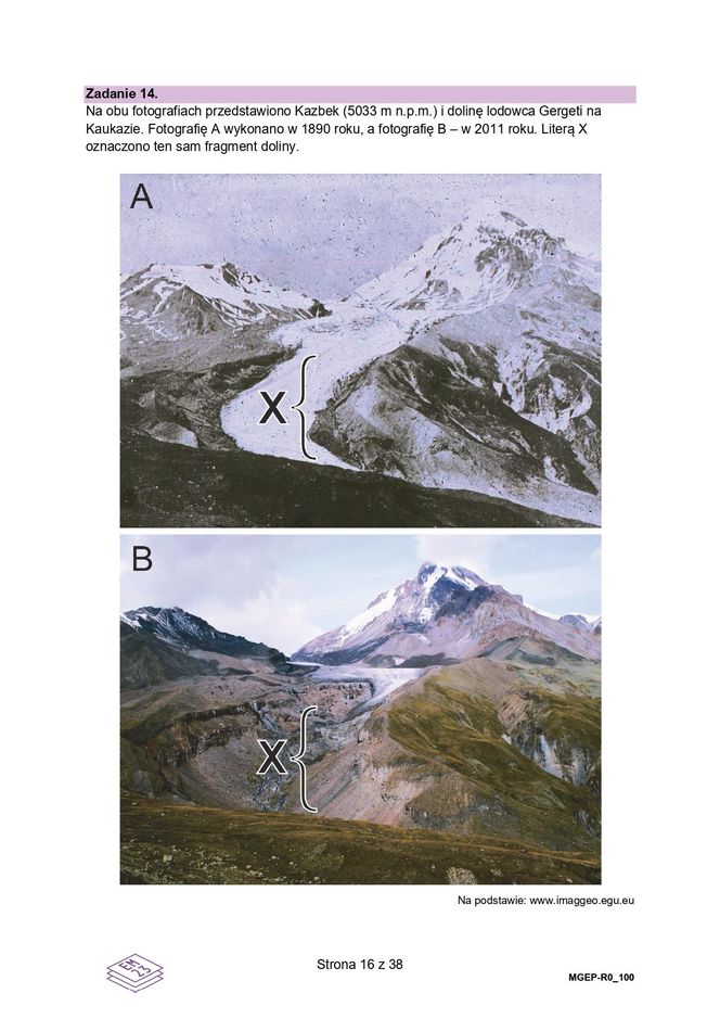 Matura próbna 2024 geografia