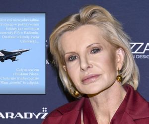 Łamiące serce słowa Joanny Racewicz po katastrofie F-16 w Radomiu. Dziennikarka całym sercem z Bliskimi Pilota
