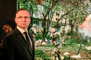 Andrzej Duda spotkał się w Davos z Wołodymyrem Zełenskim