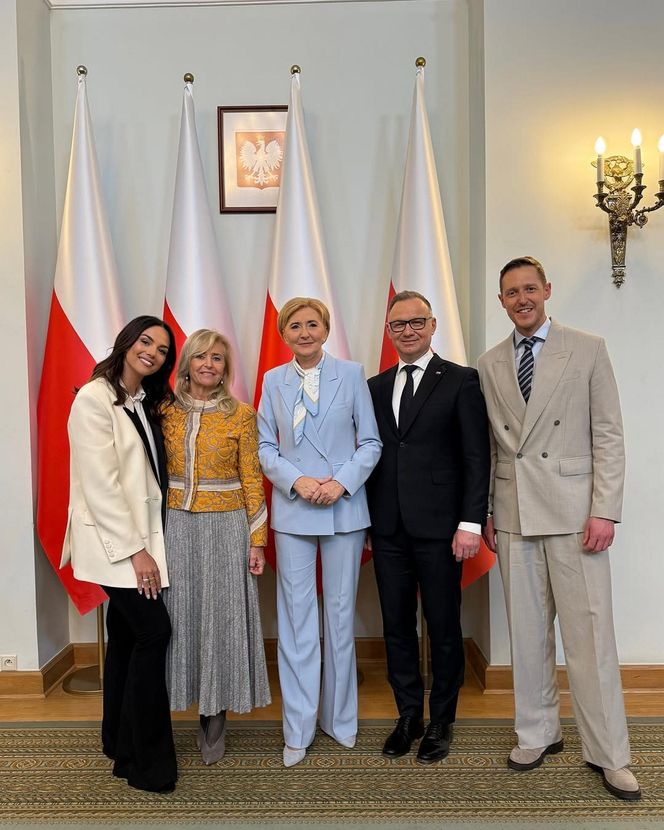 Paulina Krupińska u Andrzeja Dudy