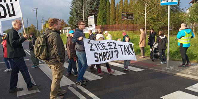 Wielki protest w Skawinie