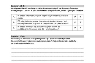 Matura 2025 - język polski