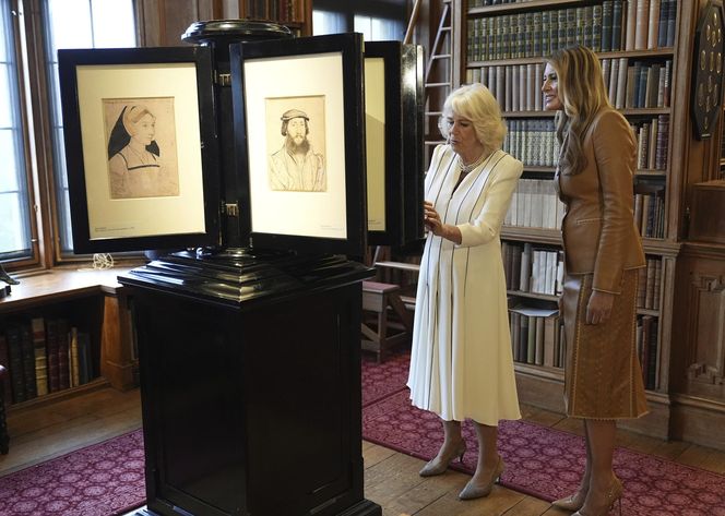 Pierwsza Dama USA w Windsorze spotkała się z królową Kamilą i księżną Kate