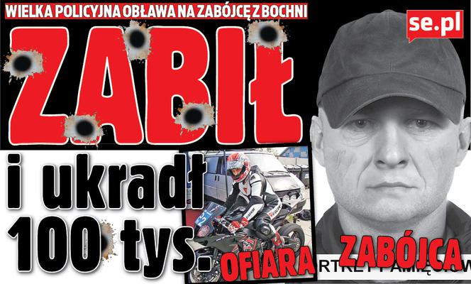 Zabił i ukradł 100 tys.