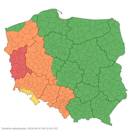 Prognoza pogody 7.08.2018 - upały zagrażają Polakom! Ostrzeżenia IMGW II i III stopnia