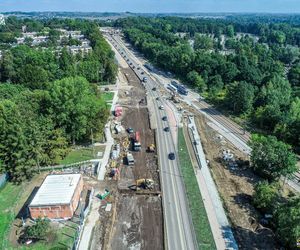 Węzeł Mistrzejowice - budowa. Zobacz jak powstaje jeden z najbardziej skomplikowanych obiektów na S7
