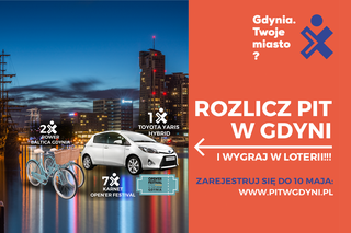 Rozlicz PIT w Gdyni i zgarnij atrakcyjne nagrody! Rusza loteria pitowa dla gdyńskich podatników [AUDIO]