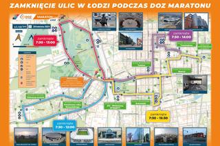 DOZ Maraton Łódź 2024 - utrudnienia w ruchu