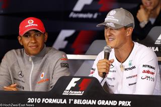 Hamilton wzruszająco o Michaelu Schumacherze: Modlę się za ciebie, walcz!