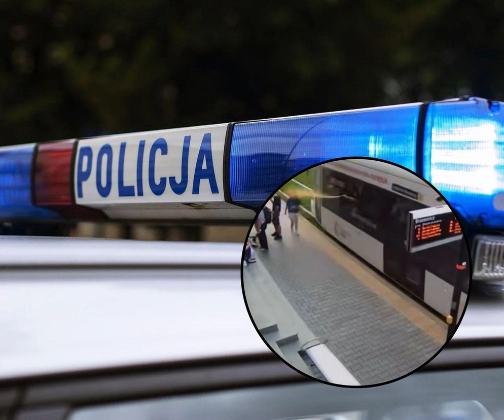 Gaz pieprzowy rozpylony z jadącego tramwaju. Policja zatrzymała dwóch nastolatków