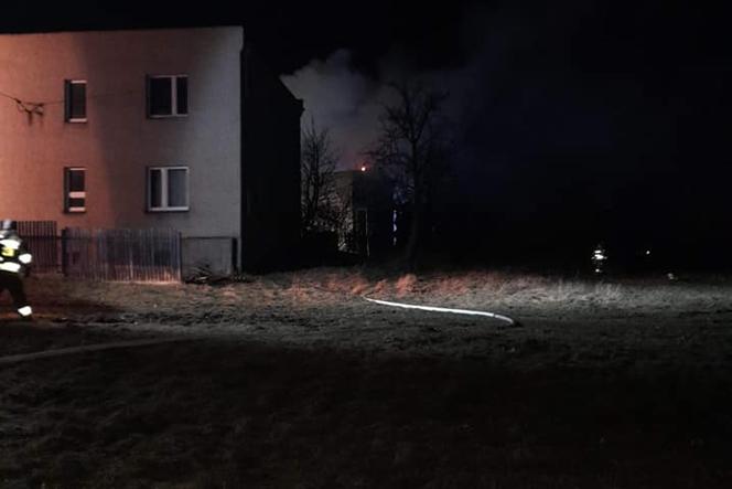 Pożar stodoły w Mikołowie