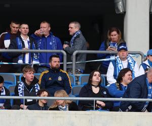 Kibice na Stadionie Śląskim podczas Wielkich Derbów Śląska (16.03.2024)