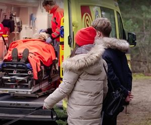 M jak miłość, odcinek 1857, kulisy: Basia (Karina Woźniak) i Kacper (Bartosz Ziewiec)