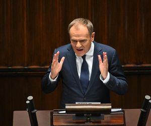 Iskrzy między Donaldem Tuskiem a Karolem Nawrockim