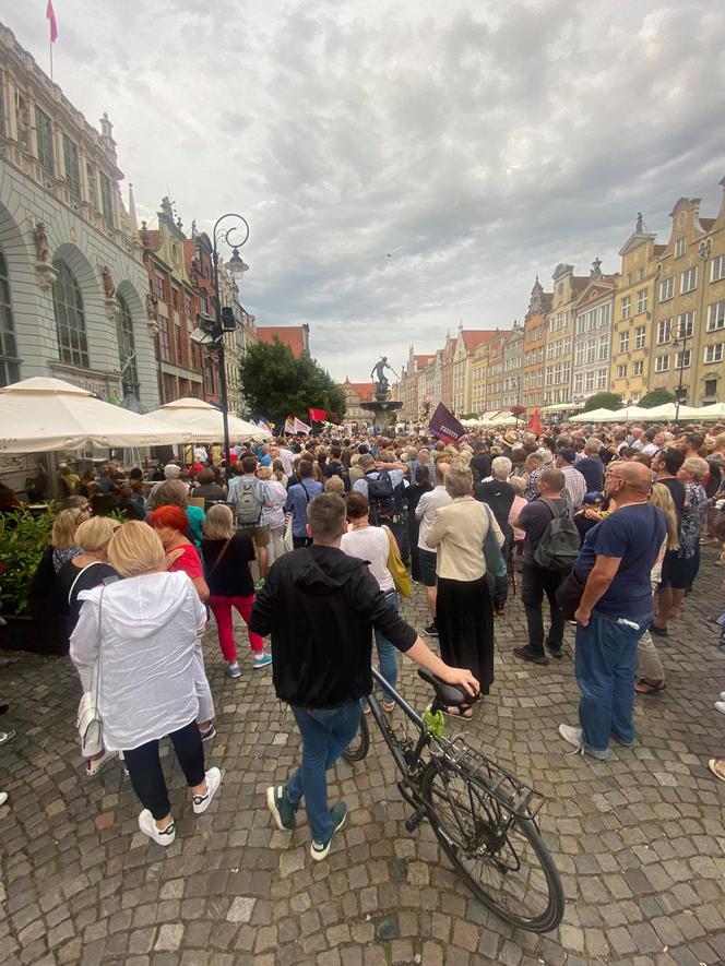 Protest w obronie mediów w Gdańsku