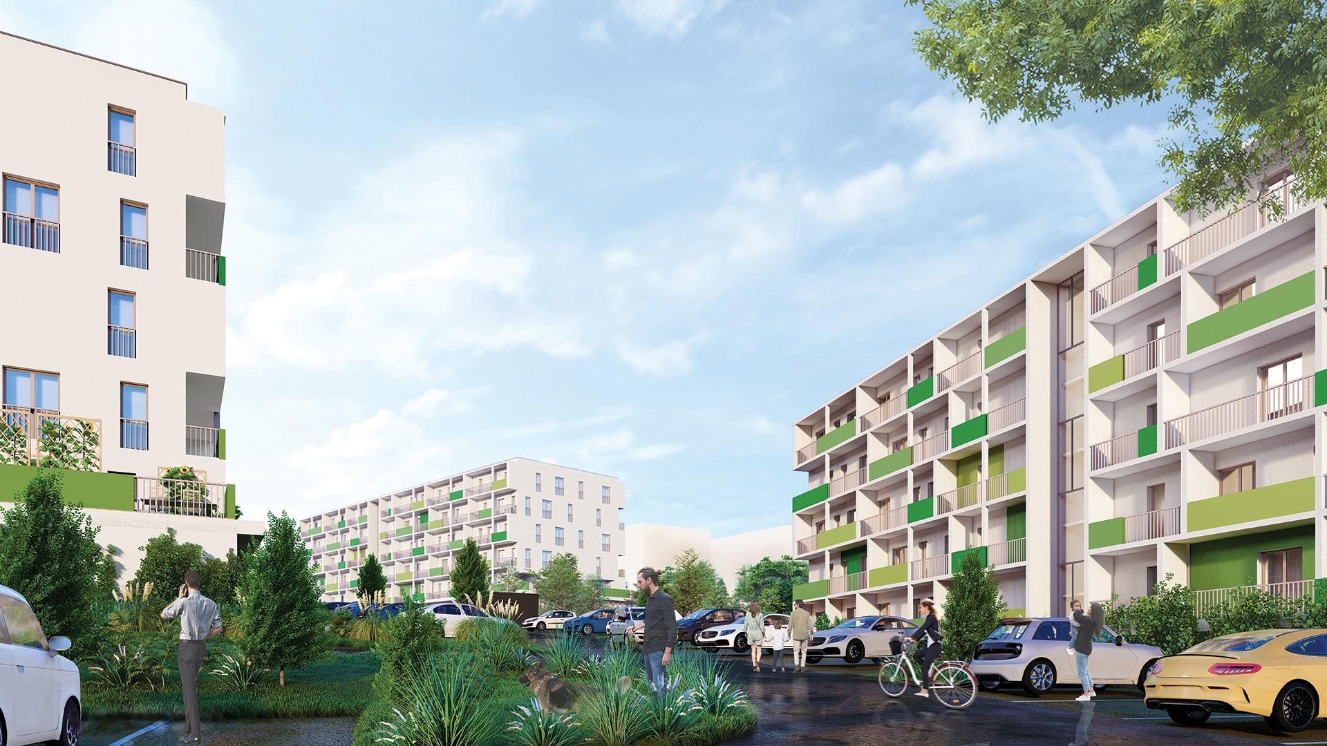 Zielone wzgórze: projekt osiedla budynków wielorodzinnych przy ulicy Sarni Stok w Bielsku-Białej