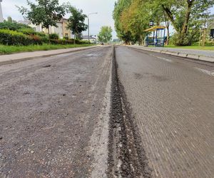 Trwa remont na Plażowej w Siedlcach