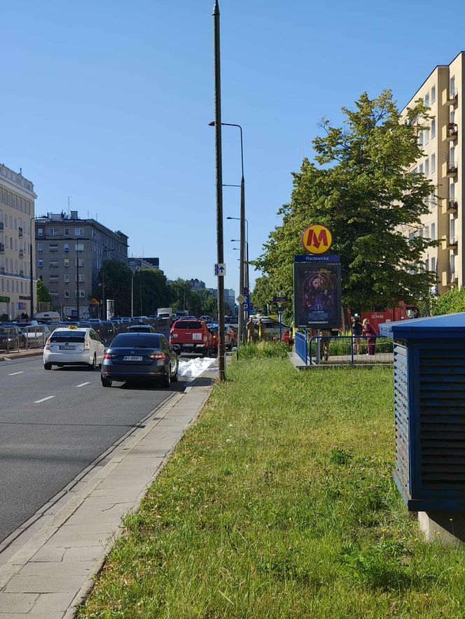 Pożar w metrze w Warszawie 1.07.2025 r.