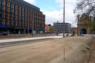 Przebudowa placu Zwycięstwa. Duże zmiany w kursowaniu tramwajów