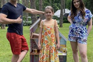 Barwy szczęścia po wakacjach 2023. Hubert (Marek Molak), Agata (Natalia Zambrzycka), Marysia (Nina Szumowska)