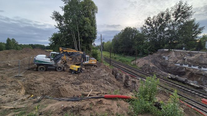 Postępują prace na olsztyńskim Tracku. Powstaje m.in. nowoczesny wiadukt