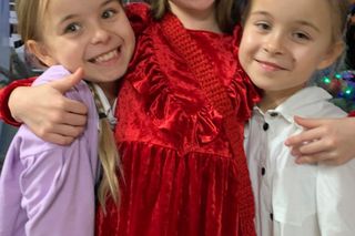 M jak miłość Wigilia ekipowa. bliźniaczki Nadia i Natalia Witkowskie, Mira Fareniuk