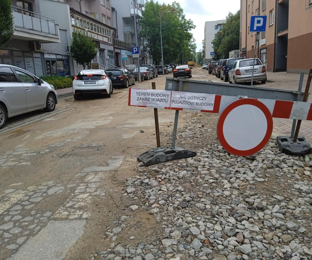 Remont ulic Błonie i Czerwonego Krzyża w Siedlcach