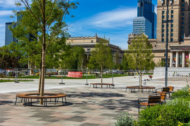 Plac Centralny Warszawa, sierpień 2025