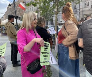 Wielki protest pod urzędem miasta w Łodzi. Broń lasów Lublinka