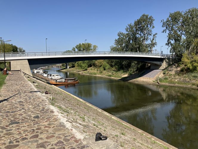 Nowa kładka w Porcie Czerniakowskim