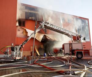 Ogromny pożar marketu na Podkarpaciu 