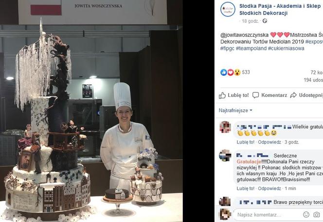 Bydgoszczanka nie ma sobie równych w dekoracji tortów! Jowita Woszczyńska została mistrzynią świata! 