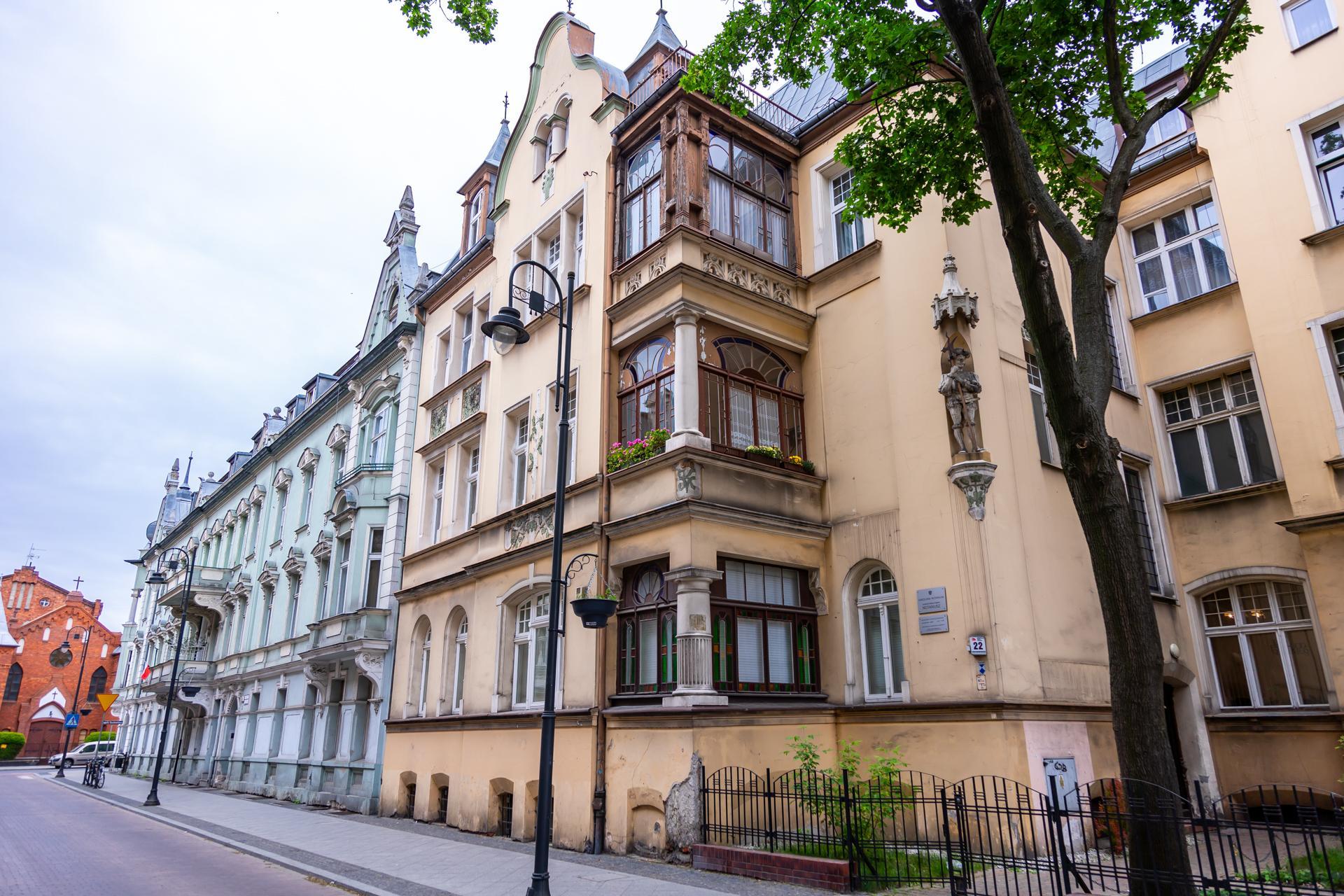 Kamienice przy ulicy Cieszkowskiego w Bydgoszczy