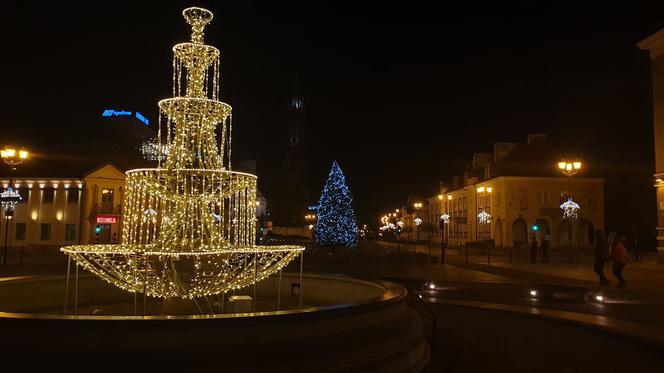 Białystok. Dekoracje świąteczne 2019/2020