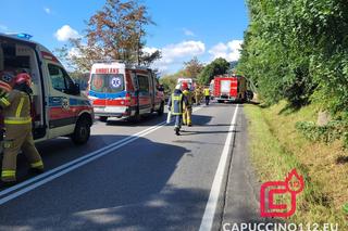 Wypadek w Będzieszynie koło Czchowa