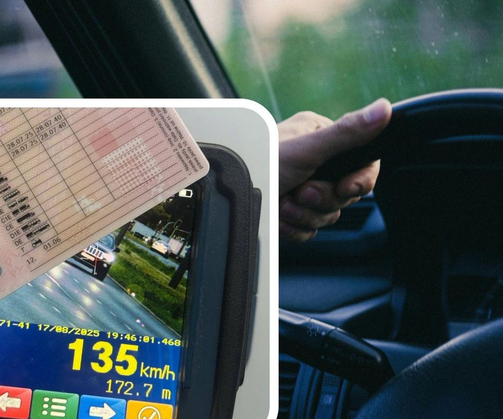 18-latek stracił prawo jazdy zaledwie po 20 dniach od otrzymania dokumentów. Przekroczył prędkość o 75 km/h!
