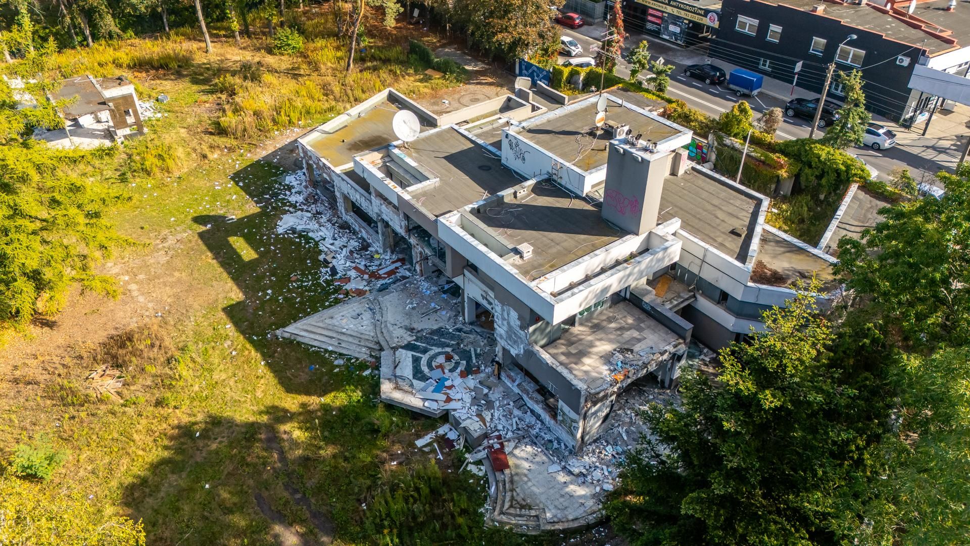 Opuszczona willa przy Ryżowej 72 w Warszawie