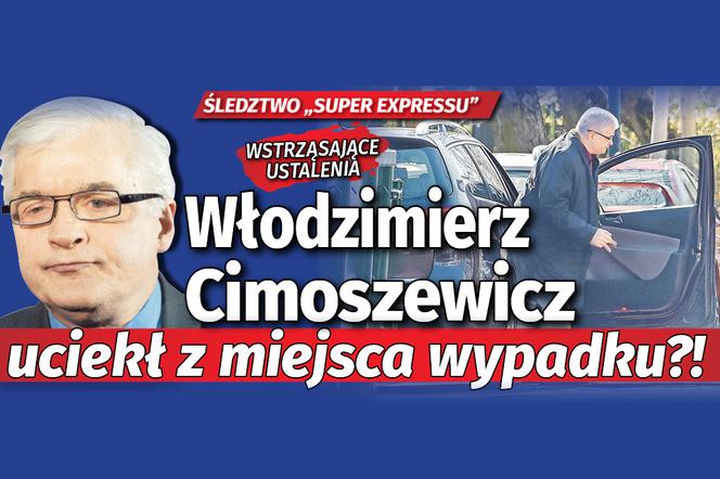 Włodzimierz Cimoszewicz uciekł z miejsca wypadku?!