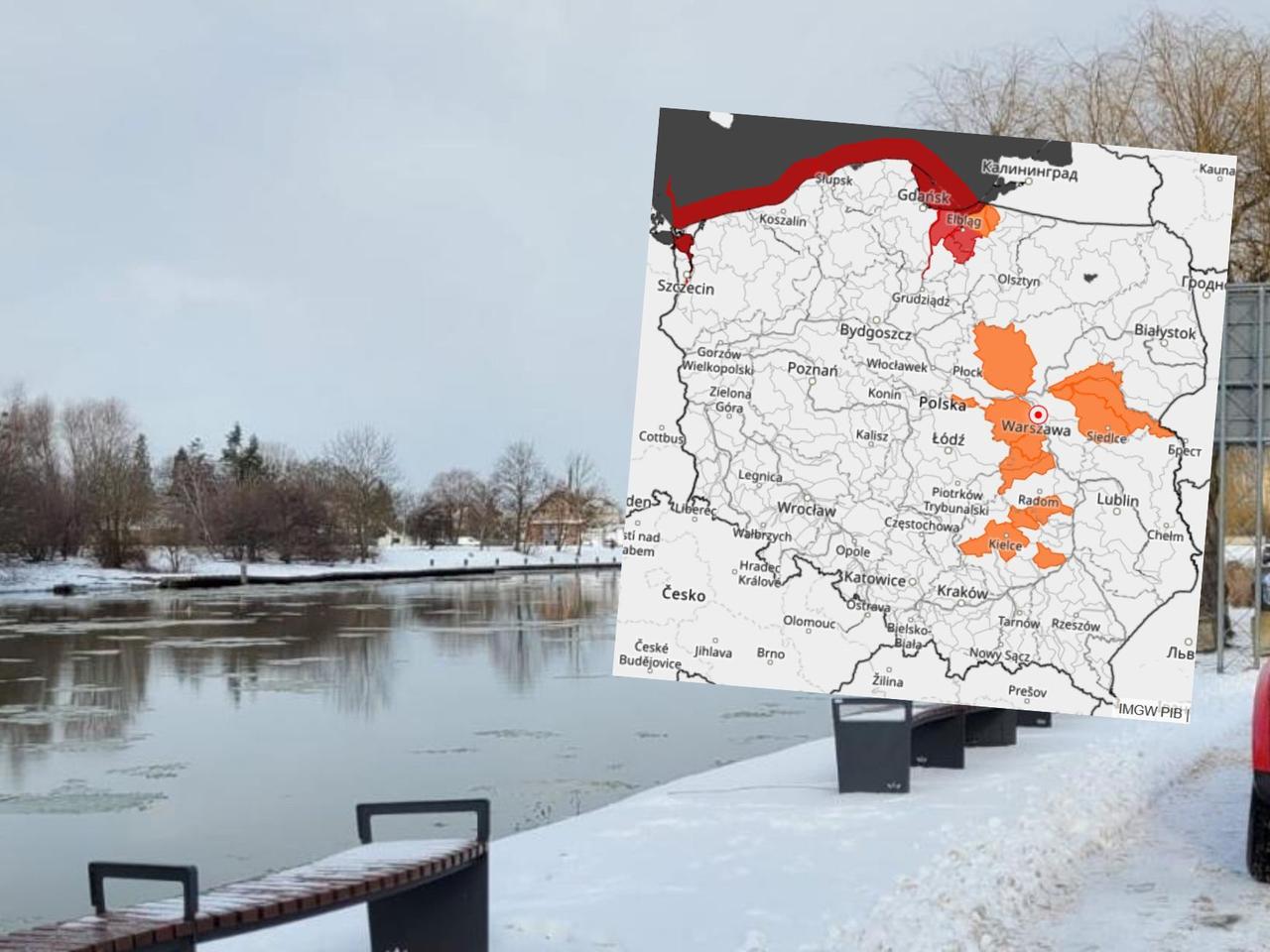 Stan pogotowia przeciwpowodziowego w Elblągu. Do kiedy będzie obowiązywał?