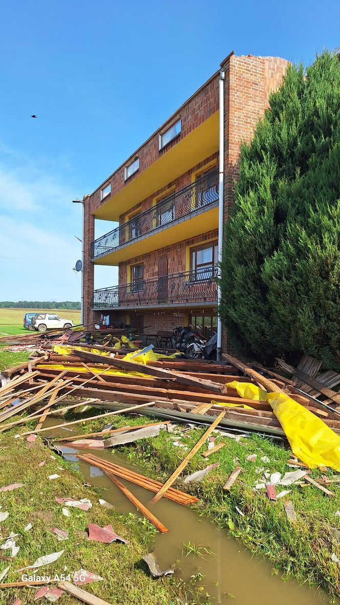 Trwa liczenie strat po nocnych nawałnicach w powiecie kraśnickim