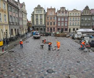 Remont na Starym Rynku w Poznaniu trwa. Kiedy koniec prac? 