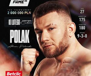 Karta walk Fame MMA 20 - Adrian Polak Polański