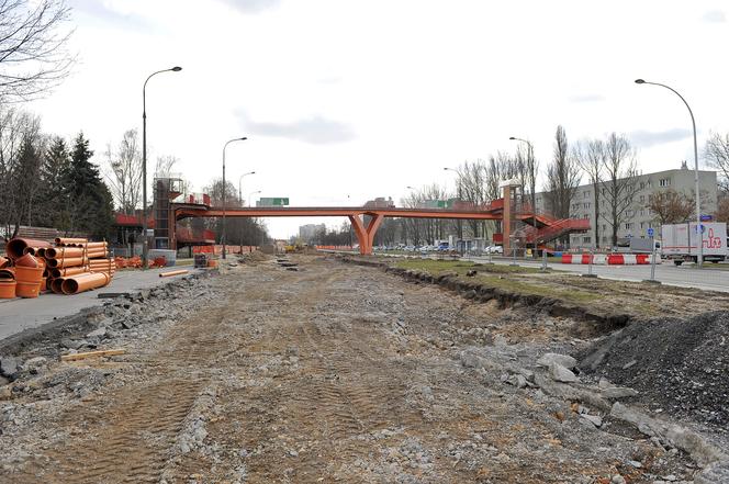 Tak wygląda budowa tramwaju do Wilanowa