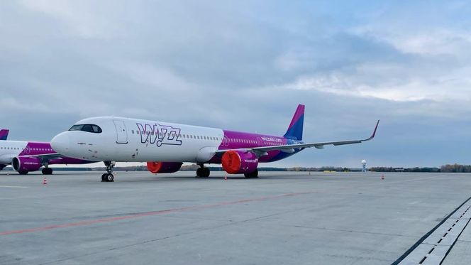 Uziemiony samolot linii Wizz Air