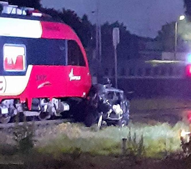 Wypadek na przejeździe kolejowym na Olszynka Grochowska
