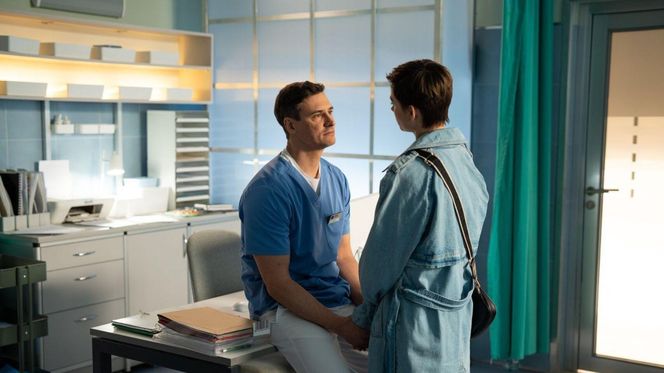 Na dobre i na złe odc. 960. Blanka (Pola Gonciarz), Krzysztof Radwan (Mateusz Damięcki)