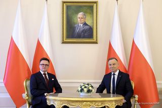 Andrzej Duda spotkał się z Szymonem Hołownią. Wszystko jasne! Jest oświadczenie prezydenta