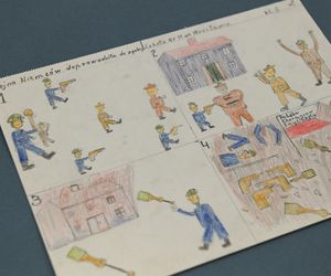 Pokaz dziecięcych rysunków z 1946 roku
